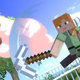 Minecraft in Smash Bros. on Switch.